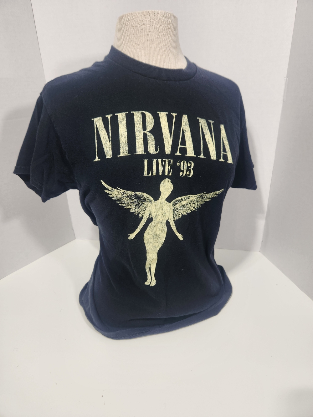 Nirvana Men's Black 'Live '93' Graphic Tee